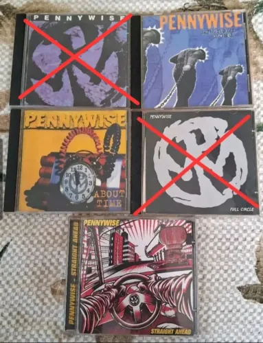Coleção CDs Banda Pennywise skate surf rock punk hardcore
