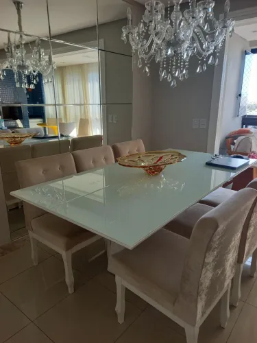 Conjunto mesa c/6 cadeiras