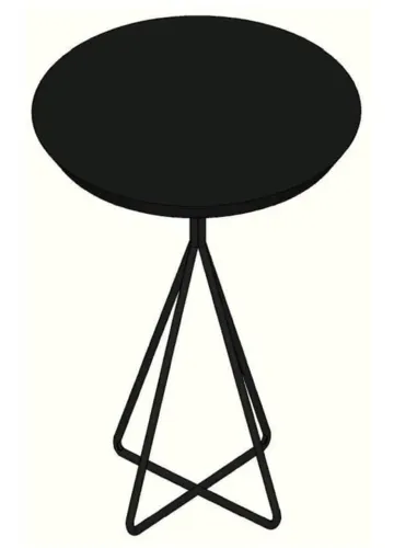 Mesa bistrô preta 60cm e\ou 45cm diâmetro