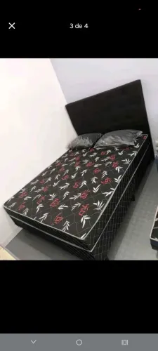 Cama box com colchão!(Entrego