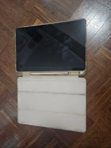 Kit Samsung Galaxy Tab S7 (Com Defeito / Para Peças) + S Pen + Capa