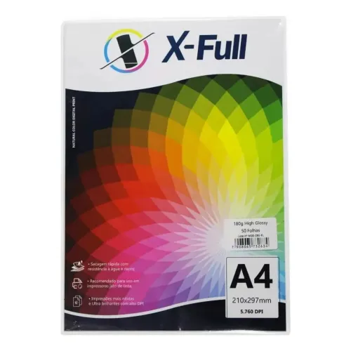 X- Full A4 230g High Glossy 50 folhas
