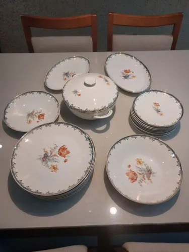 Aparelho de porcelana para jantar Real Brasil