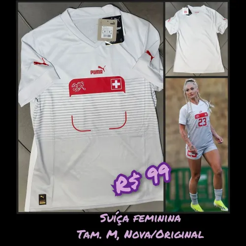Camisa FEMININA da Suiça (nova/original)