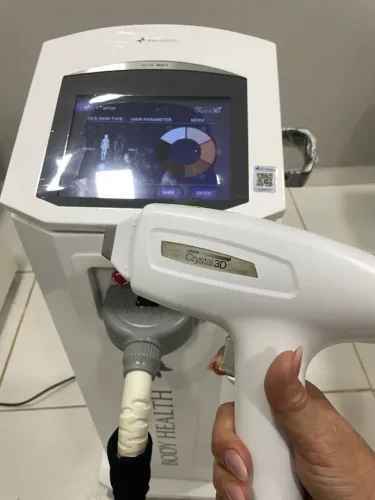 Aparelho de Depilação a Laser Crystal 3D