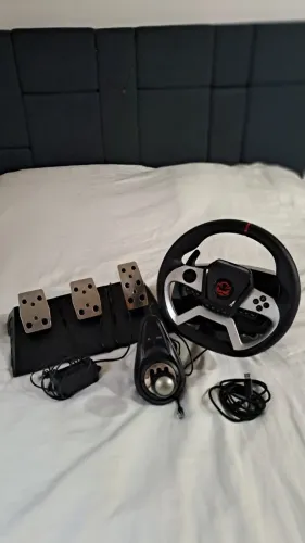 Volante PCYES W270 Force Feedback - Praticamente Novo