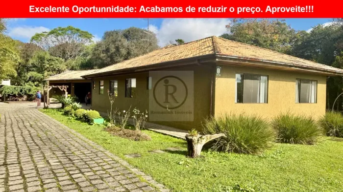 Chácara em São José dos Pinhais, perto de Curitiba, local alto, casa medindo aproximadamen