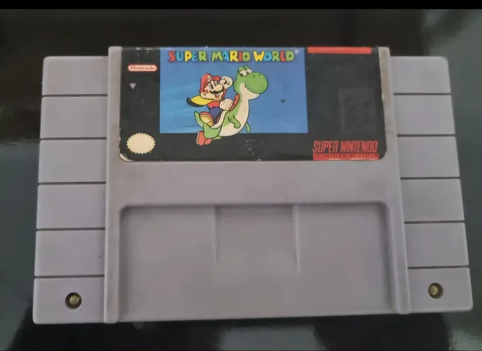 Super Mario World original para Super Nintendo.