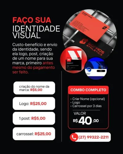 Criação de Logos e posts