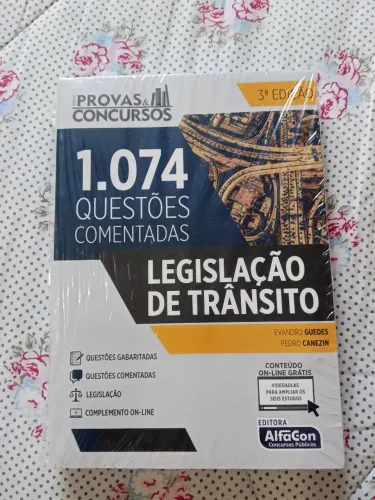 Legislação De Trânsito 1.074 Questões AlfaCon - Lacrado