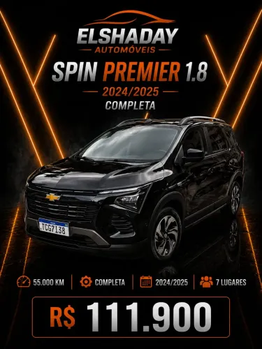 Chevrolet Spin Premier 1.8 8V Econo.flex 5P Aut. 2025