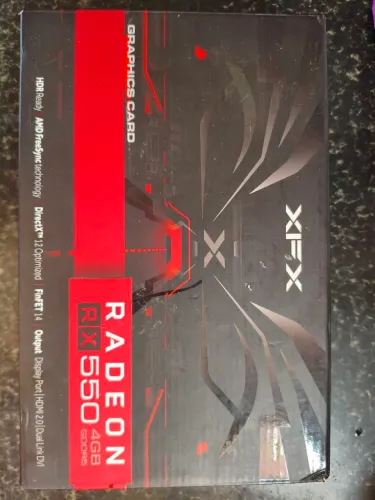 Placa de vídeo RX 550 4GB XFX