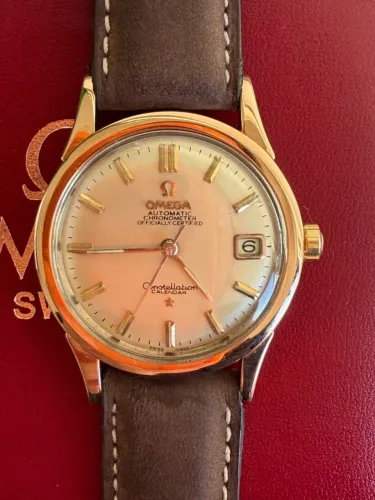 Omega Constellation Ref 2943 Aço e Ouro 35mm Automático Total Original