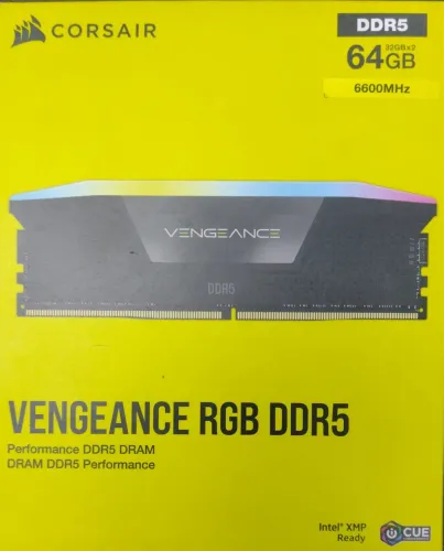 Memória RAM Corsair Vengeance rgb 64gb 6600mhz