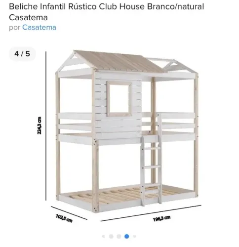 Beliche cama casinha