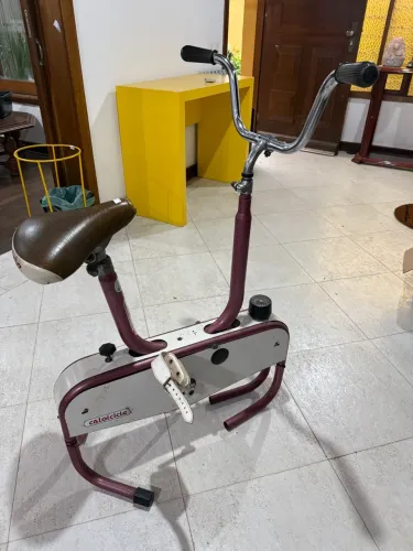 Bicicleta ergométrica antiga Caloi Cicle 70/80