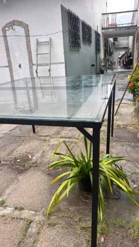 Mesa de vidro grande