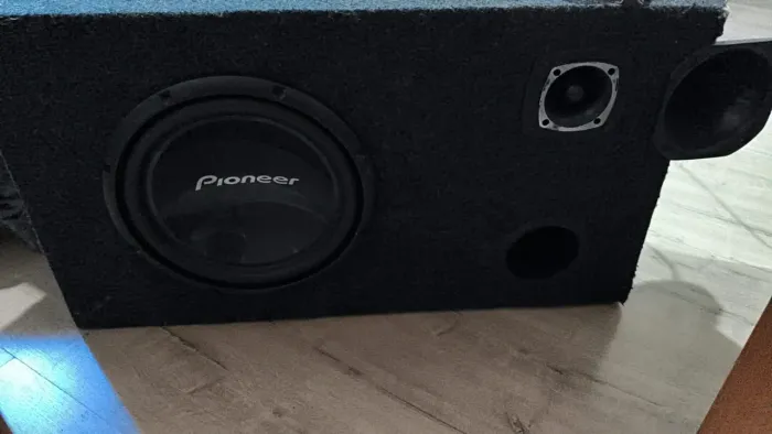 Caixa Trio - Subwoofer Pioneer Cara Preta 12"
