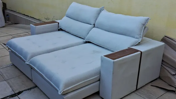 Promoção sofa retrátil mostruário 