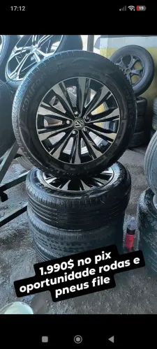 aro 15 virtus semi novas c pneus 