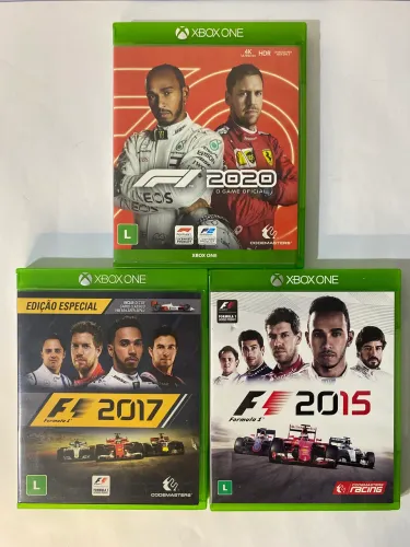 Coleção F1 2020, 2015 e 2017 para Xbox One / Series X Mídia Física Original