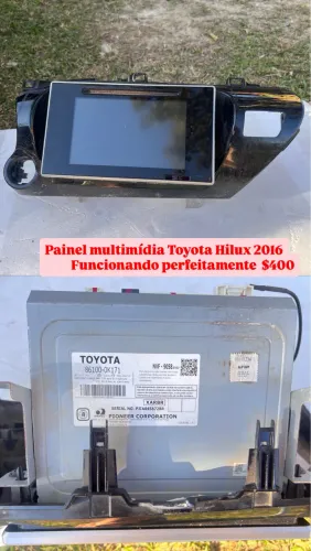 Painel multimídia Hilux 2016/2017