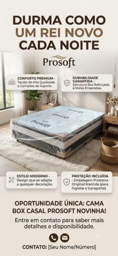 Cama box. 12cm de espuma.  Promoção!!!