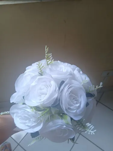 Buquê flores artificiais 