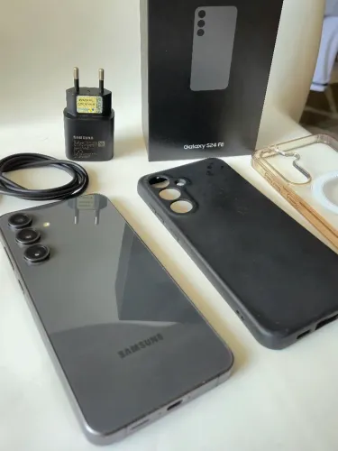 Samsung S24 FE 256gb original com NF e grava em 8k