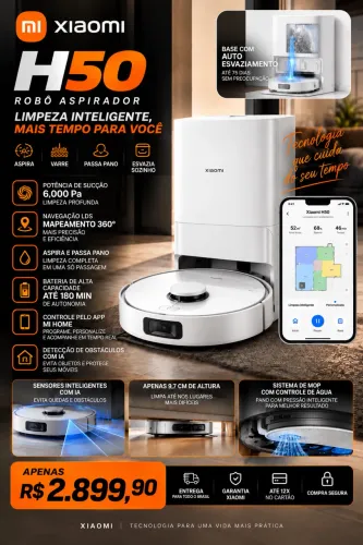 Robô aspirador Xiaomi H50