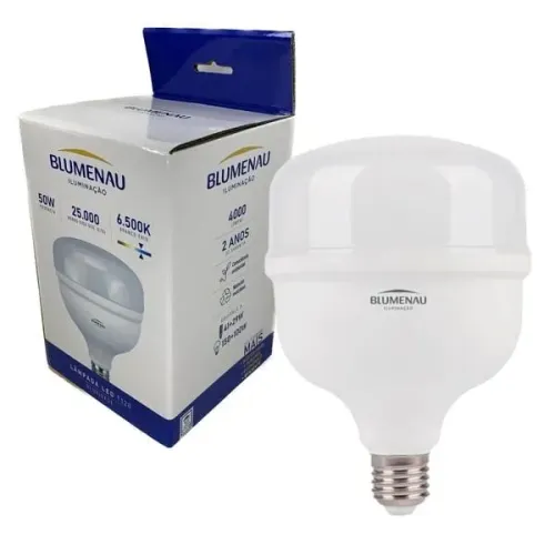 Lâmpada Led 50w Blumenau Bivolt Branco Frio