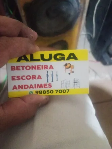 Alugar se martelete e placa vibratória betoneira escoras e andaimes fazemos frete