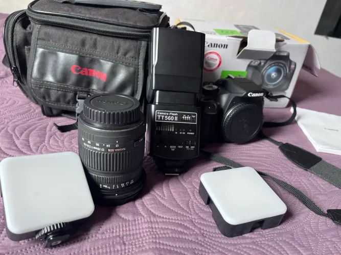 Câmera T7+ mais lente sigma 17-70 funcionando perfeitamente!