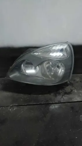 Farol Direito Renault Clio 2003 a 2012 Máscara Cinza