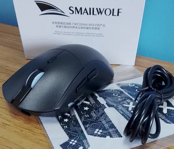 Mouse Smailwolf RS7 Preto