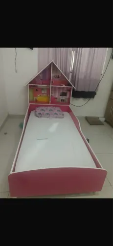 Cama Infantil Casinha - Tamanho Normal com Colchão