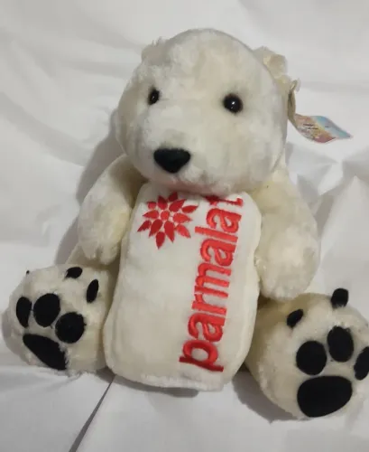 Boneco pelúcia ursinho Parmalat (usado)