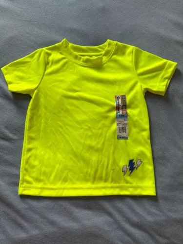 Camiseta bebê dry fit amarelo neons TAM 1