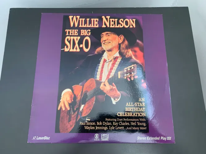 LD Laserdisc Willie Nelson the big six-o