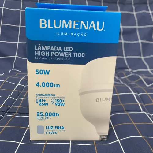Lâmpada LED Blumenau High Power T100 50W 4000lm - Nova