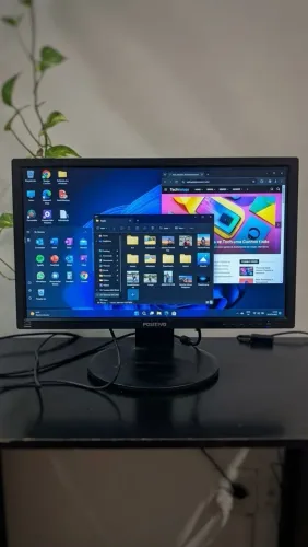 Monitor positivo em bom estado, funcionando, 18,5 polegadas