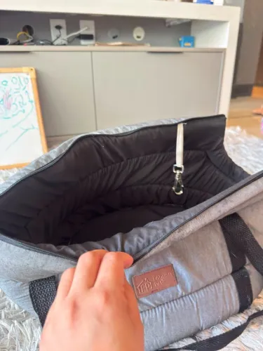 Bolsa de Transporte Pet Fábrica Pet Gomo Málaga - Cinza