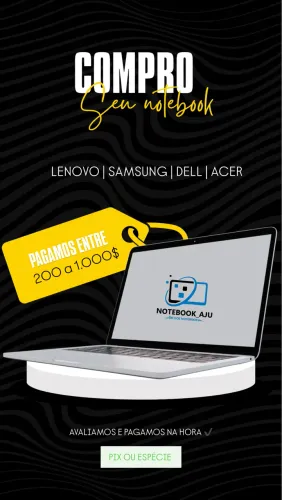 Notebook acer Dell Lenovo
