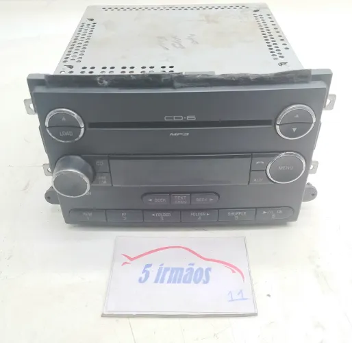 Rádio Cd Player Ford Fusion 2.3 2007 / 2008 Nº8e5t18c815be