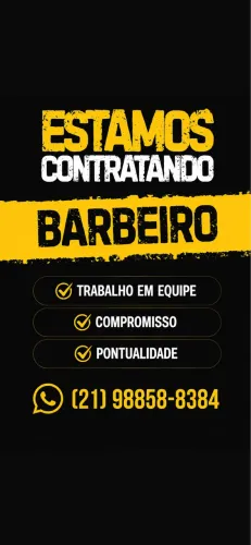 Contrata-se Barbeiro - Centro Rio de Janeiro 
