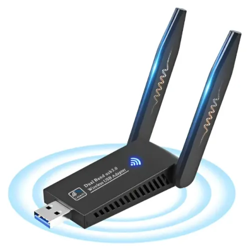 Adaptador Placa Wifi Usb Dual Band 2.4/5ghz 1300mbps