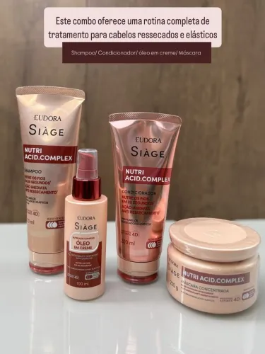 Kit Nutri Acid Complex Eudora Siage para Nutrição 
