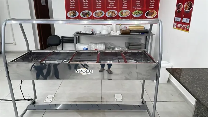 Buffet Térmico da marca Spolu 10 cubas