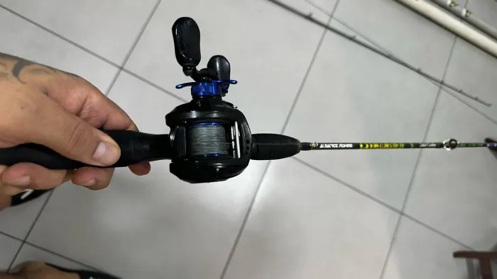 Carretilha Marine Sports + vara Albatroz