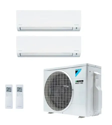 Ar condicionado daikin 2 evaporadoras de 12000 e uma condensadora de 18000